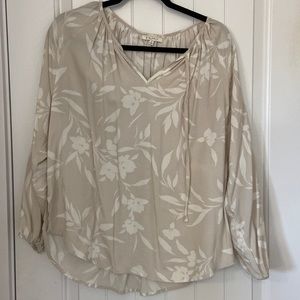 Z Supply floral blouse.